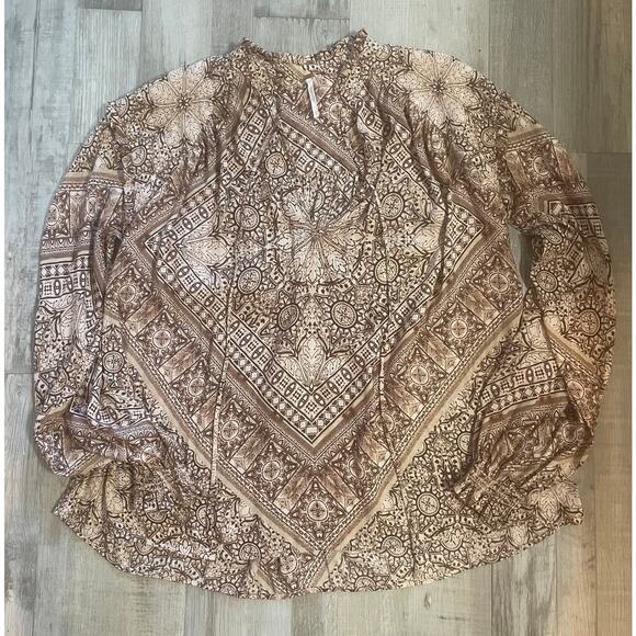 Free People Little Runaway Blouse size small - Picture 11 of 12